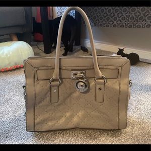 Grey Michael Kors Purse